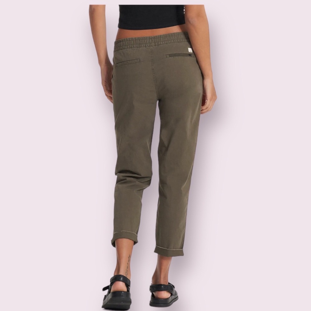 Vuori Womens Organic Cotton Vintage Ripstop Mid Rise Relaxed Fit Pant Size M - Picture 2 of 14